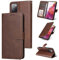 E-Lush Handyhülle für Samsung Galaxy S20 FE Hülle Leder PU, Magnet Klapphülle für Galaxy S20 FE 5G Hülle Flip Wallet Kartenfach 360 Stoßfeste Schutzhülle für Samsung S20 FE Hülle Ständer, Braun