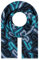 Majea Damen Halstuch Tuch Kopftuch Schal Damen-Schal Stola (880035) (blau 7)