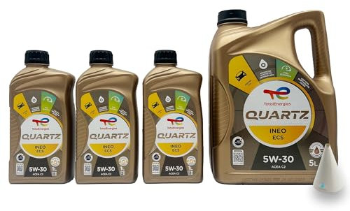8 L Total Quartz Ineo ECS 5W-30 | passend für | PSA B71 2290 | 8 Liter | Motoröl | Motorenöl | mit Trichter | Empfehlungen siehe Artikelbeschreibung