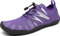 Mishansha Badeschuhe Herren Damen Wasserschuhe Atmungsaktive Schnell Trocknend Schwimmschuhe rutschfeste Leicht Barfußschuhe fur Männer Frauen, Violett Lila, 41 EU