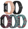 Gugobit 5 Stück Elastisches Armband Kompatibel mit Fitbit Charge 6/5 Armband, Verstellbares Nylon atmungsaktives Ersatzarmband für Fitbit Charge 6/5 Damen Herren