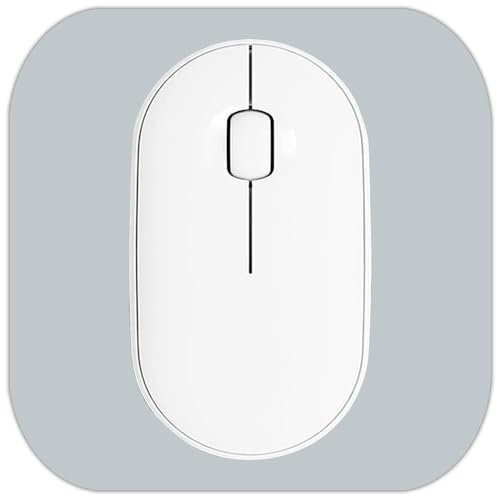 Mini Mouse Pad, 6x6 Inches, Waterproof Non-Slip Rubber Base, for Laptop, Keyboard Tray, Wireless Mouse, Home, Office, Travel (Gray)