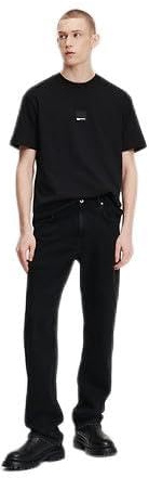 Karl Lagerfeld Jeans Herren Straight Denim Verwaschenes Schwarz 3032