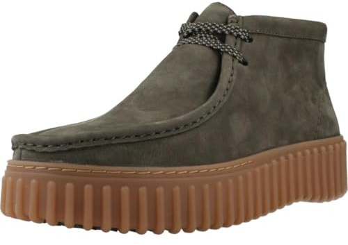Clarks Damen - Boots Torhill Moss in grün Rauleder
