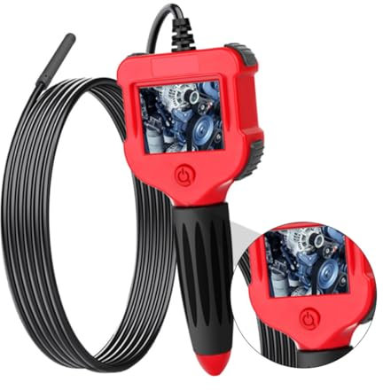 Handgeführter Digitaler Borescope mit Bildschirm, Schwarz, 1 Satz