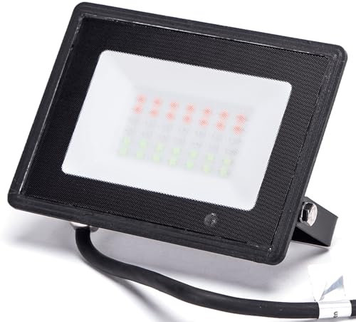 Blendend Projecteur LED RGB Die-Cast Noir 30 W