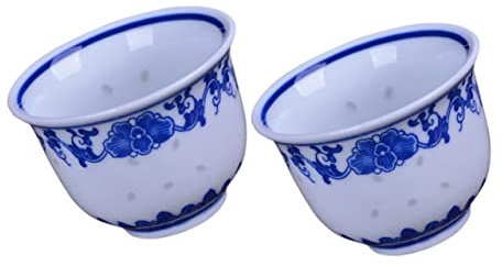 SHOWERORO 2piezas Tazas De Porcelana Vintage Tazas De Té Chinas Decorativas Para Hogar y Eventos Estilo Retro Elegante