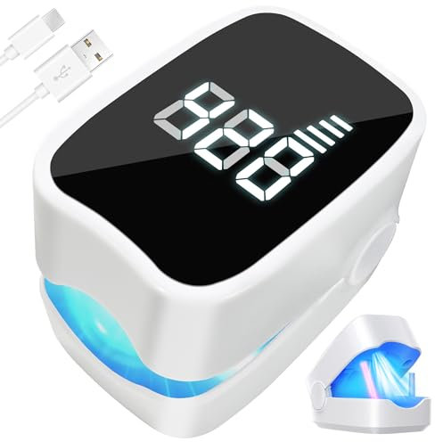 BOYUNSHI Upgrade Nail Fungus Laser Device with Time Display 7 Minute Fast-acting Anti Fungal Nail Treatment for Multiple Toenails & Fingernails, 940nm Infrared Light 500nm Blue Light (Black)