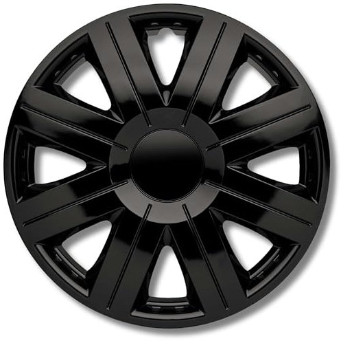 Radkappen schwarz 15 Zoll für Stahlfelgen - Cosimo Radzierblenden in 13-16 Zoll schwarz und Silber