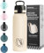 UZSPACE Gourde en acier inoxydable 700 ml - Bouteille isotherme à double paroi avec couvercle à rabat - Fermeture en un clic - Anti-fuite - Pour filles et garçons - Pour l'université, l'école, le