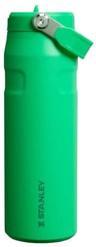 Stanley IceFlow Flip Straw 2.0 Water Bottle 24 oz | Built-In Straw with Larger Opening | Lightweight and Leak Resistant | Insulated Stainless Steel | BPA-Free | Meadow