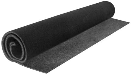 AUTOZOCO Alfombrilla Maletero Coche, Protector de Maletero, Cubremaletero, Tapete para Maletero, 184 x 91 cm, Moqueta, Color Negro, Antideslizante, Apto para Cortar a Medida