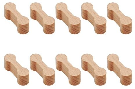 10 Stück Gleisverbinder,Holzschienen Eisenbahn,Holzeisenbahn Zubehör,Schienen Verbindungsstücke,Schienenverbinder,Connector,Holzbahnverbinder,Track Verbindungsstücke,Verbinder,Adapter Kompatibel