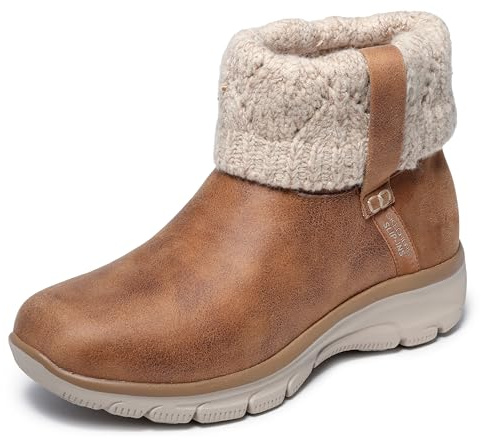 Skechers Easy Going - Cozy Weather 2 168033-CSNT, Damen, Winterschuhe, Chestnut Microleather/Knit, 39 EU