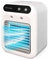 Glacier Breeze - Unidad de aire acondicionado portátil - Mini enfriador evaporativo mejorado 2025, aire acondicionado silencioso de 3 velocidades para el hogar, oficina y dormitorio, enfriamiento
