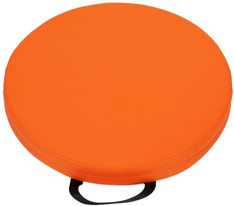 Kinder Sitzkissen 35 cm Rund Bodenkissen mit Griff & Reißverschluss, 6 cm dickem Schaumstoff, wasserfestem PU Bezug, Colorful Stuhlkissen für Klassenzimmer, Kindergarten,Schule