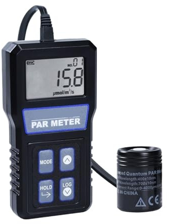 IP68 wasserdichter Sensor, digitales Vollspektrum-Riffbecken-PAR-Messgerät, Speicherung von Daten for photosynthetische Aktivität für Indoor Outdoor