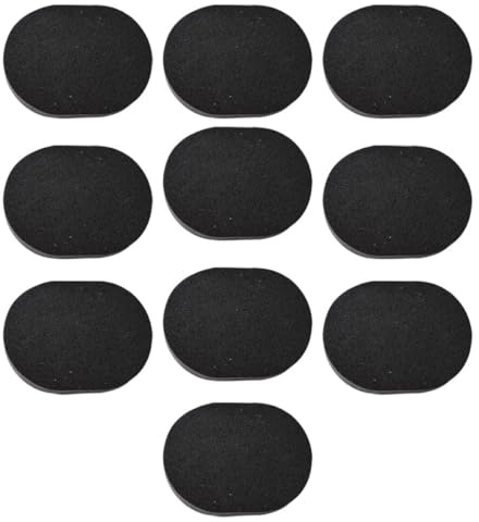 SHINYPASING Gesichtswaschschwamm aus Bambuskohle 10 Stück Schwämmchen für Tägliche Gesichtsreinigung mit Make Up Entfernung und Angenehmer Massage Schwarzer Schwamm aus Weichem Material