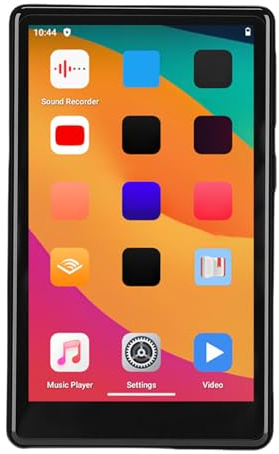 Yctze Lettore MP4 da 4 Pollici con 5.0, Connessione, qualità HiFi, Supporto per E-book e Radio, 8.1, Lettore Portatile con Spazio di Archiviazione Espandibile e Durata della Batteria