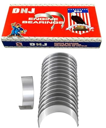 DNJ RB4113 Rod Bearings Set Standard for 1962-2001 Ford, Lincoln, Mercury 300, Bronco, Caliente 4.3L-5.0L V8 16V OHV 4261cc