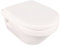 Villeroy & Boch Spülrandloses Wand-WC Set Omnia Architectura Directflush, Tiefspüler spülrandlos mit WC-Sitz, waagerechtem Abgang, Wassersparsystem AQUAREDUCT, Weiß, 04721 0