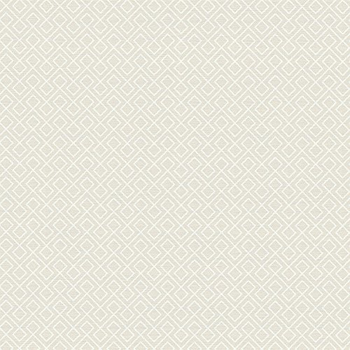A.S. Création Vliestapete Björn Tapete grafisch geometrisch skandinavischer Stil 10,05 m x 0,53 m creme grau weiß Made in Germany 351802 35180-2