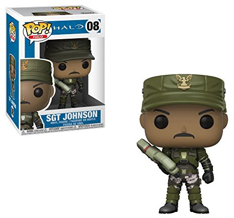 Pop Halo Sgt. Johnson Vinyl Figure