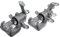 Frankberg 2x Pinza Freno Pinza del Freno Posteriore Sinistra Destra Alluminio Compatibile con Grande Punto 199 Grande Punto Punto 199 Punto Punto Evo 199 Corsa D S07 Replace# 77363938