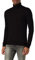 JACK & JONES Herren Dünner Rollkragen Strickpullover | Klassischer Rundhals Sweater | Langarm Basic JJEEMIL, Farben:Schwarz, Größe Pullover:L
