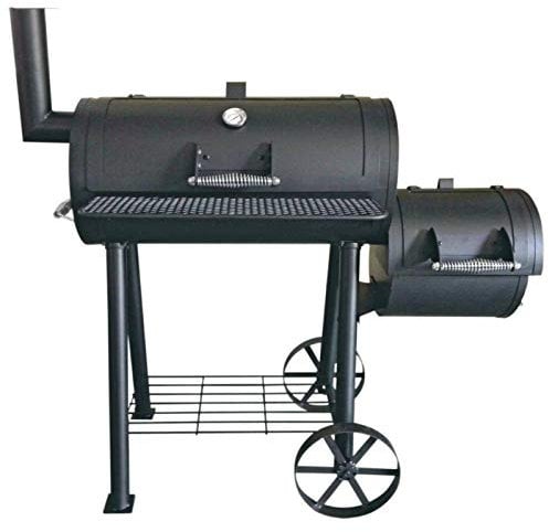 Euro-Grill Mr.GARDENER Smoker Portland 1140729 - Schwarz - Holzkohle - Metall - Edelstahl - Rauchkammer - Grillschmoker - Smoker