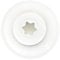 HAUS & DACH Spenglerschrauben Edelstahl A2 Reinweiß RAL 9010 4,5 x 80 mm, 100 Stk.
