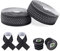 ROCKBROS Handlebar Tape Vibration Dampening Anti-slip Aluminum Alloy Lock on both Sides High Strength hard Plastic Multiple colors Road Bike Mountain Bike