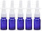 6 Pcs 10 ml Empty Refillable Nasal Spray Bottles,Portable Glass Nasal Spray Bottle Container,Used to Store Medical Water and Liquid,Blue