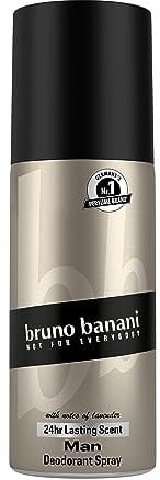 bruno banani Körperspray für Herren, 150 ml, Flüssigkeit, Lavendel