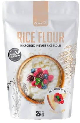Quamtrax - Instant-reismehl (2kg) - Cremes aus Reis - Reismehl - Cookies & Cream