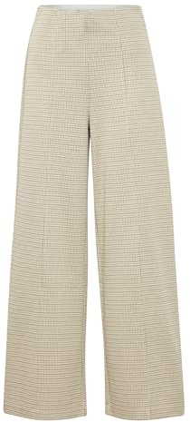 ICHI IHKATE CAMELEON PA2 Damen Hose Stoffhose mit Stretch enger Schnitt, Größe:L, Farbe:Sandshell (130907)