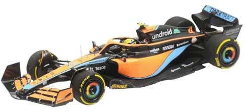 Minichamps 537224304 - Mclaren Mcl36 Lando Norris Bahrain GP 2022 - Scale 1/43 - Collectible Model