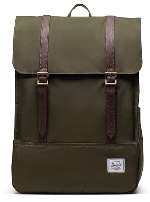 Herschel Zaino comodo e pratico con chiusura patta calamita. Realizzato con materiali riciclati e materiale in tessuto. Adatto per i tuoi spostamenti quotidiani. Presenta uno scomparto imbottito porta