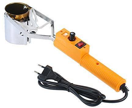 HUIOP Por en Alliage de Titane étain Four température réglable étain Pot de Soudure étain Haute Puissance étain Four de Fusion Petit étain Plongeur Four pour ménage et électriciens SWDT98-B 250 W