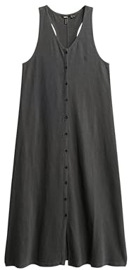 Superdry Damen Beach Jersey Midi-Kleid
