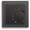 Raumtemperaturregler System Eberle unter Putz anthrazit mit Abdeckrahmen Serie Gira (E2 anthrazit)