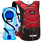 MIKAMEE Zaino per l'idratazione, 16L Pack per l'idratazione Isolato con vescica di idratazione da 2L Zaino per l'acqua da Corsa con Scomparto Isolato Borsa per l'acqua da Ciclismo Leggera