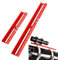 Telescope Mount, Aluminium Alloy Dovetail Base, Multifunctional Guide Star Dovetail Mounting Plate Handle Bracket For Astronomical Telescope (RED)(220mm)