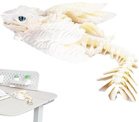 Drache mit -Druck, beweglicher Drache, -Druck, Feder-Detail, beweglicher beweglicher Drache, beweglicher Drache, bewegliches Drachenspielzeug, einzigartige bewegliche Sammelfigur