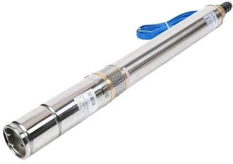 4 AC/DC Deep Well Solar Water Pump 380V 4KW MPPT Controller Plastic Impeller Bore Hole