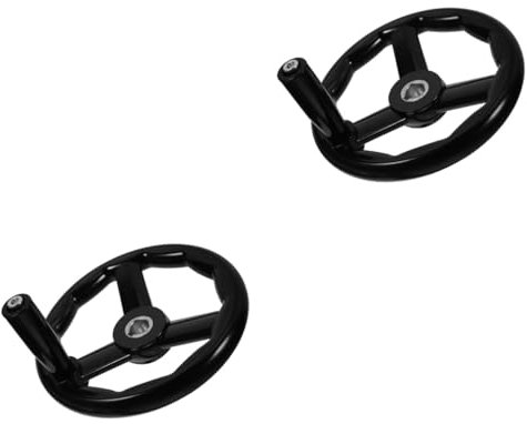 OUNONA 2 Pièces Poignée rotative de machine-outil manivelle accessoire de démonter la roue volant de fraiseuse volant tournant volant en bakélite volant de outil de fraisage