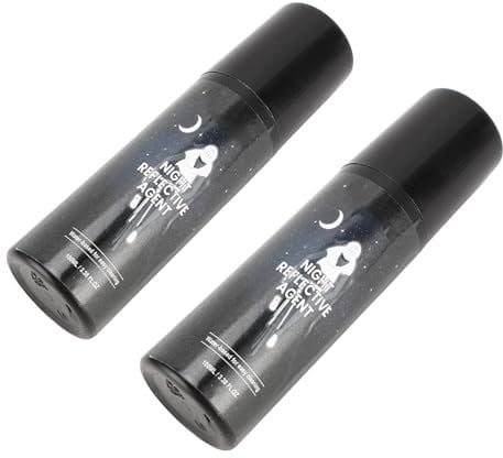 Vernice Riflettente Luminosa, Spray Bianco per Abbigliamento Bici, Lunga Durata, 100 Ml X 2, Migliora la visibilità, la Sicurezza, Facile Applicazione, Materiale Organico,
