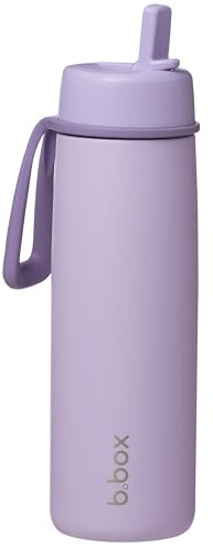 b.box Isolierte Flip-Top Wasser und Trinkflasche 690ml | Trinkflasche Edelstahl, Dreiwandig | Hält Getränke bis zu 46 Stunden Kalt