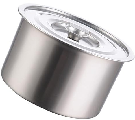 Pentola in acciaio inox, antiaderente, facile da mescolare e conservare, per condimenti, zuppe e altro ancora (L 30,5 cm, 144 fori di uscita)