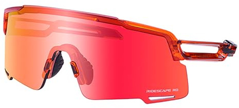 SHIMANO Unisex Equinox 5 Brille, Orange Sapphire, One Size
